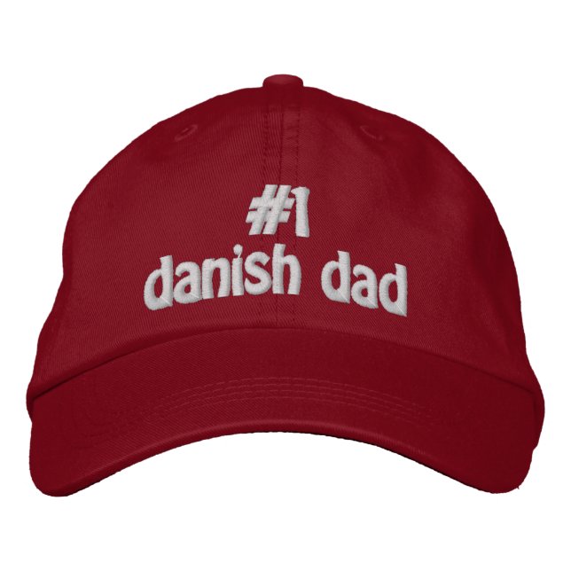 Casquette Brodée #1 Papa danois (Devant)