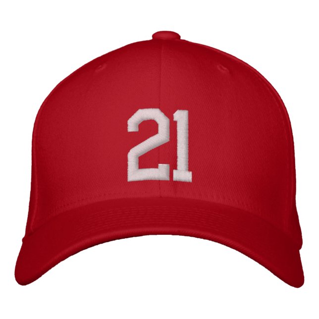 Casquette Brodée 21 Vingt et un (Devant)