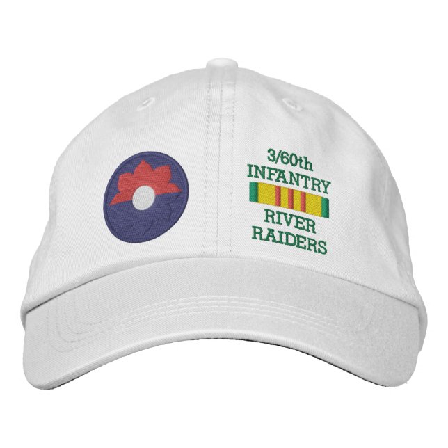 Casquette Brodée 3/60th FNI. Les voleurs de rivière ont brodé le (Devant)