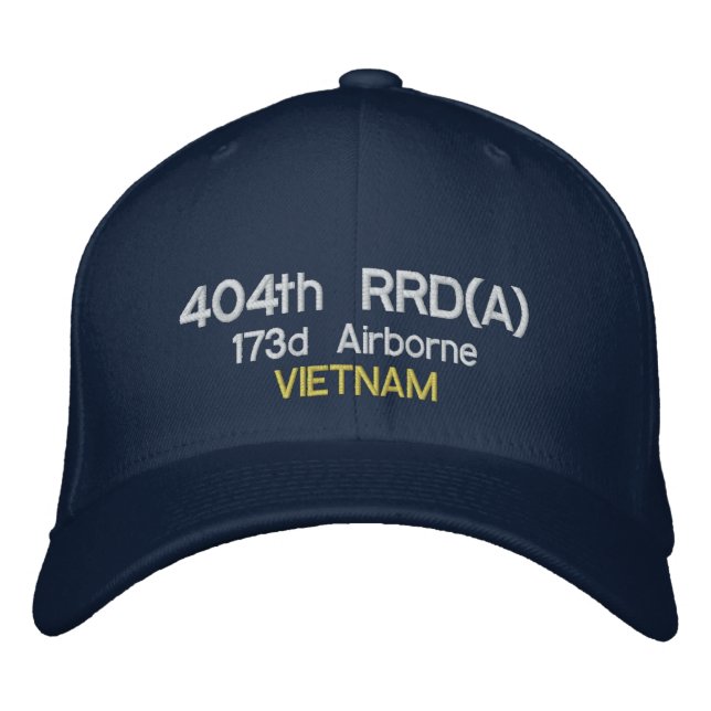 Casquette Brodée 404e RRD(A) - Vietnam (Devant)