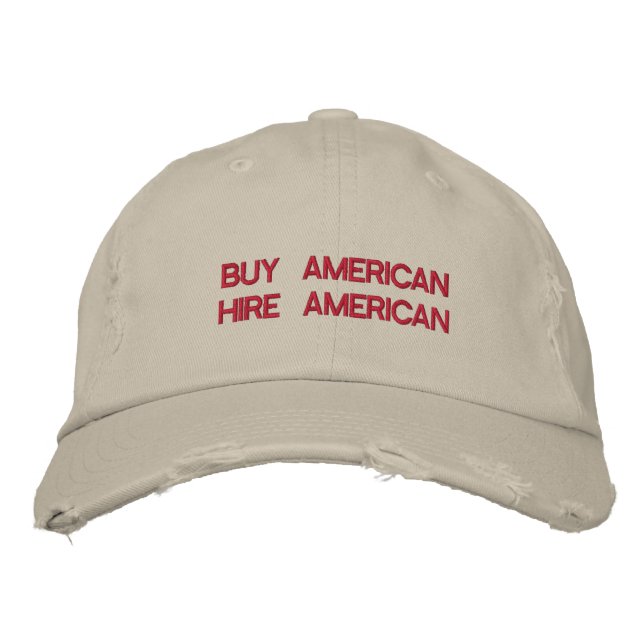 Casquette Brodée Acheter American Hire Citation Américaine Trump Pa (Devant)