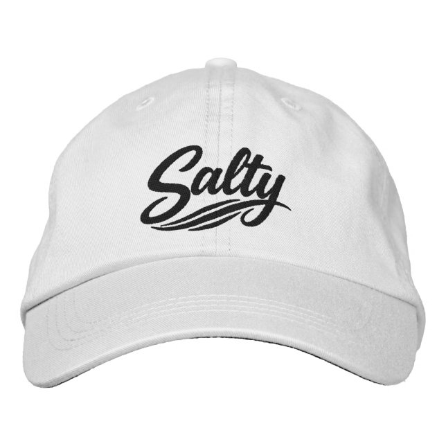 Casquette Brodée Acting Salty Funny Sarcasm Saying (Devant)