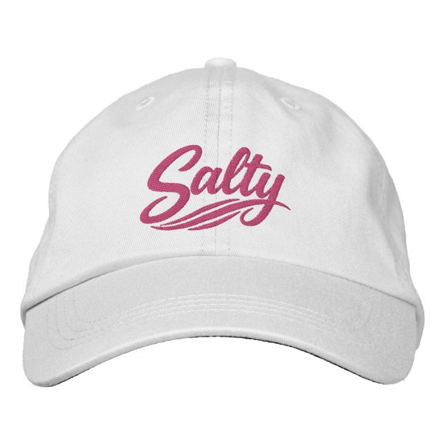 Casquette Brodée Acting Salty Funny Sarcasm Saying (Devant)