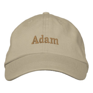 Casquette Brodée "Adam" Son Nom Brodé,