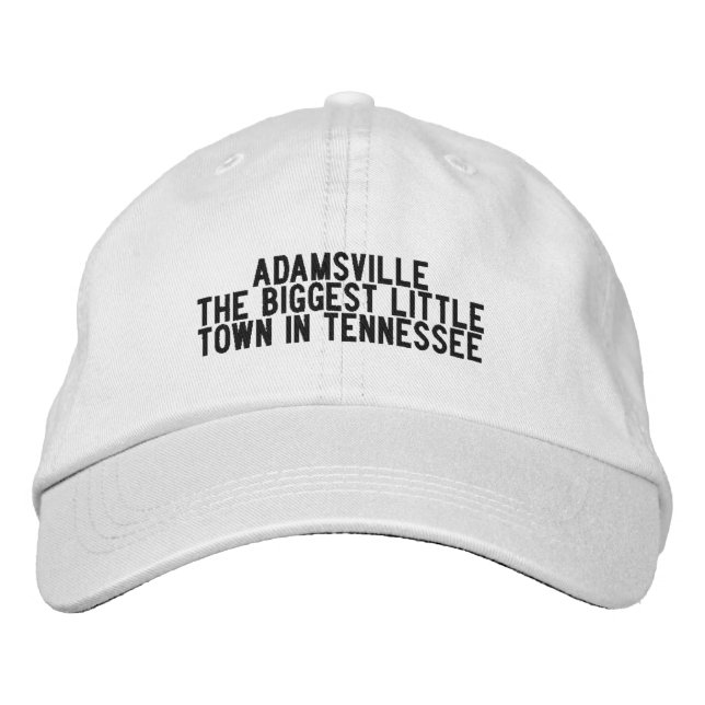 Casquette Brodée ADAMSVILLE Tennessee Chapeau (Devant)