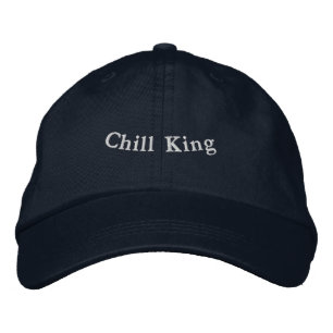 Casquette Brodée Adoptez la royauté décontractée avec le Chill King