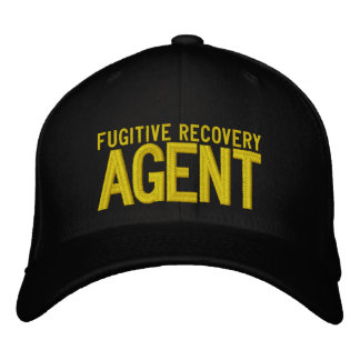 CASQUETTE BRODÉE AGENT DE RÉCUPÉRATION FUGITIVE