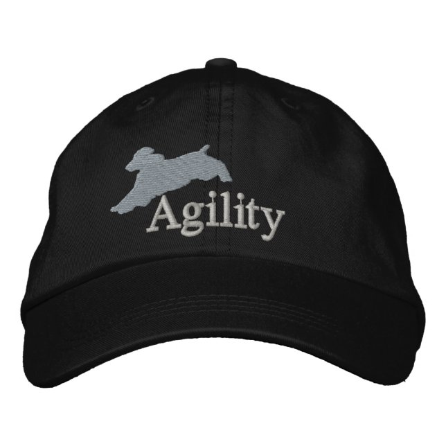 Casquette Brodée Agilité Anglais Springer espagnol (Devant)