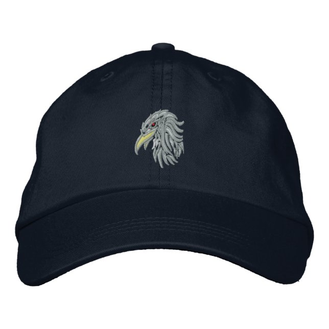 Casquette Brodée aigle à tête blanche (Devant)