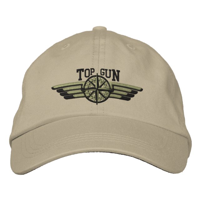 Casquette Brodée Ailes pilotes de la boussole américaine (Devant)