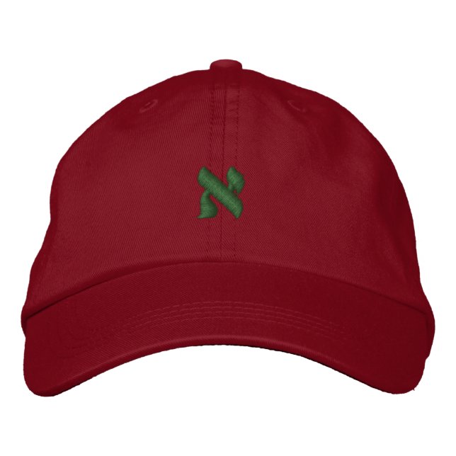 Casquette Brodée Aleph (Devant)