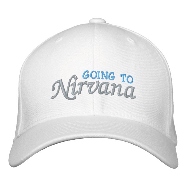 Casquette Brodée Aller à Nirvana Éveil spirituel (Devant)