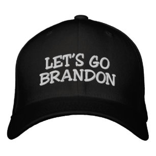 Casquette Brodée Allons Brandon drôle anti joe Biden pro trump 