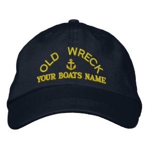 Casquette Brodée Amusant capitaine de voile personnalisée équipage 