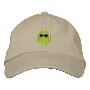 Casquette Brodée Android Robot Formal Gala Bowtie Broderie