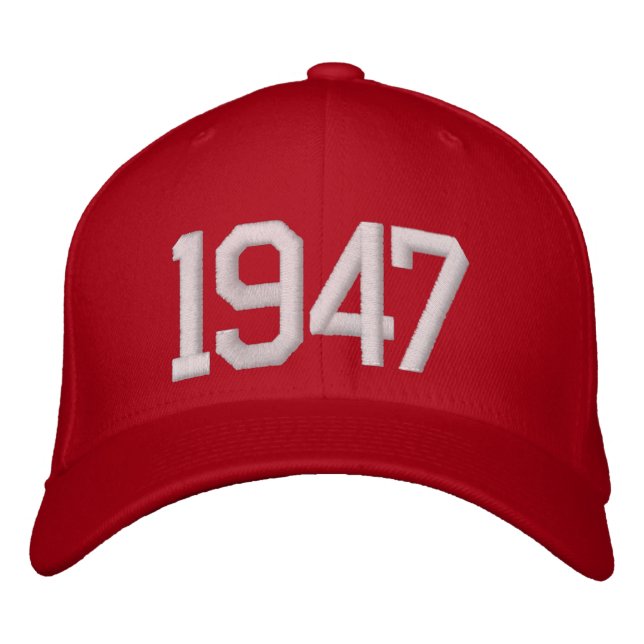 Casquette Brodée Année 1947 (Devant)