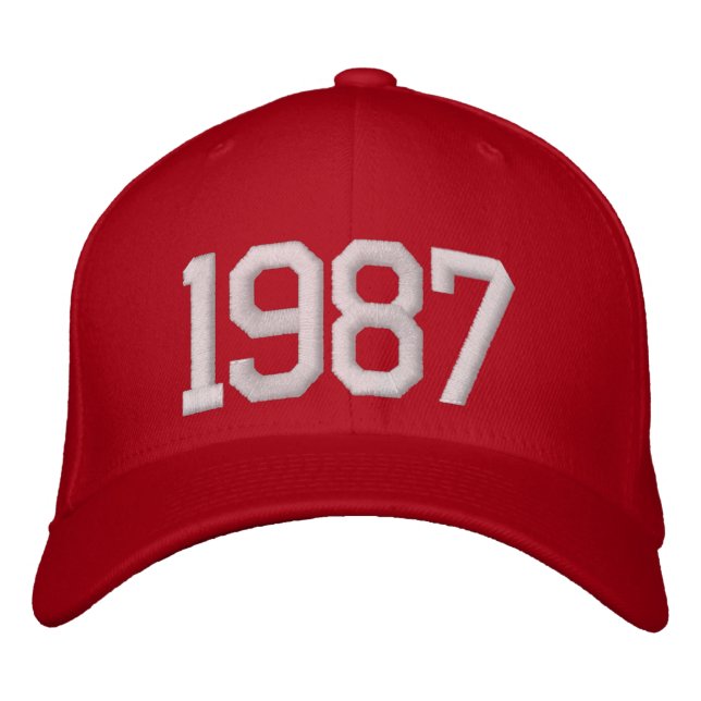 Casquette Brodée Année 1987 (Devant)
