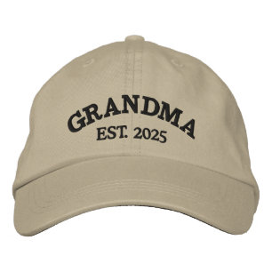 Casquette Brodée Annonce de grossesse de bébé de nouvelle grand-mèr