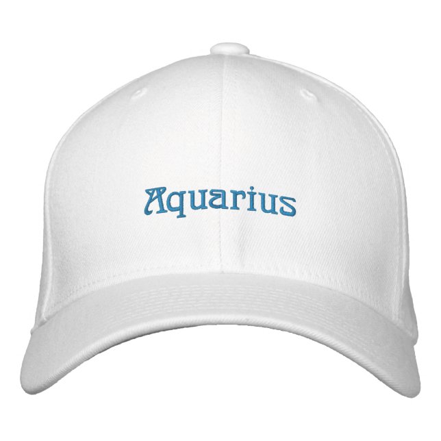 CASQUETTE BRODÉE AQUARIUS (Devant)