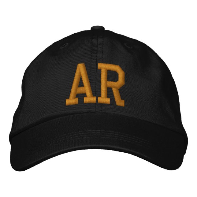 Casquette Brodée Arkansas État de l'Arkansas (Devant)
