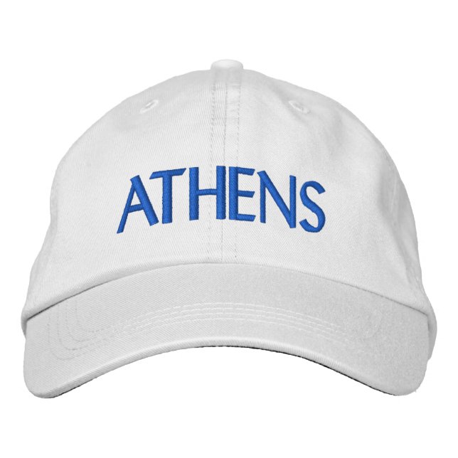 Casquette Brodée Athènes (Devant)