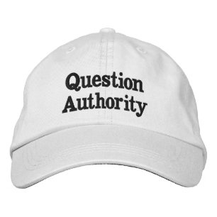 Casquette Brodée "Autorité de la question"