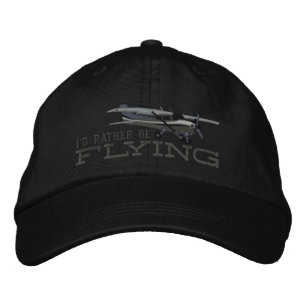 Casquette Brodée Avions Cessna classique que je piloterais plutôt