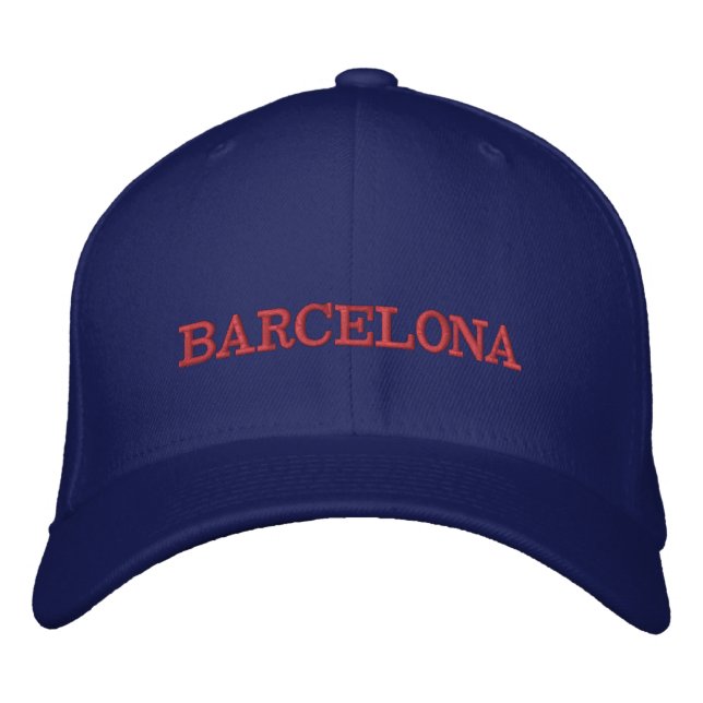 Casquette Brodée Barcelone (Devant)