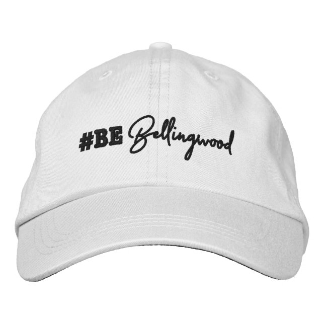 Casquette Brodée #bebellingwood Black Letter Stickerhut (Devant)