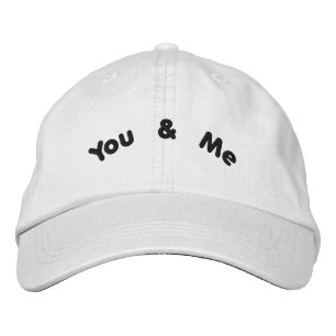 Casquette Brodée Belle Romance Lovers You & Me White Color Casquett