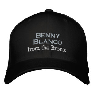 Casquette Brodée Benny Blanco du Bronx