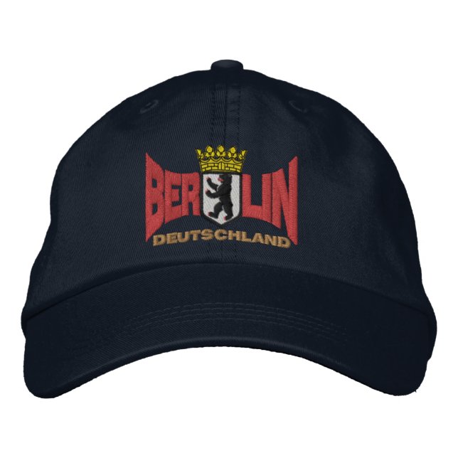 Casquette Brodée Berlin (Devant)