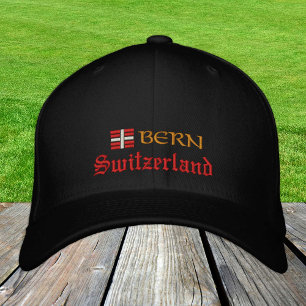 Casquette Brodée Bern & Suisse fashion / Swiss Flag Patriotes