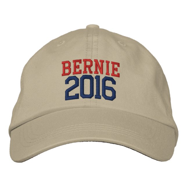 Casquette Brodée Bernie Sanders pour le président 2016 (Devant)