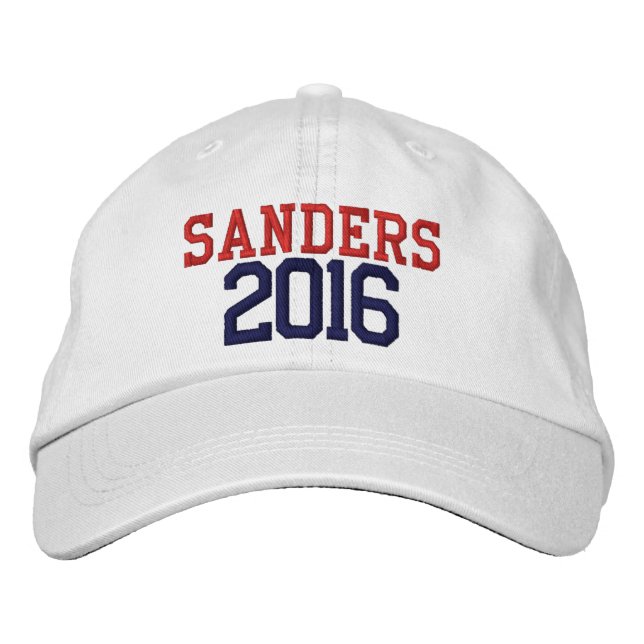 Casquette Brodée Bernie Sanders Président 2016 (Devant)