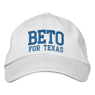Casquette Brodée Beto pour Texas bleu et blanc 