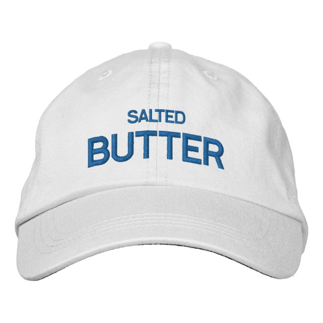 Casquette Brodée Beurre salé (Devant)