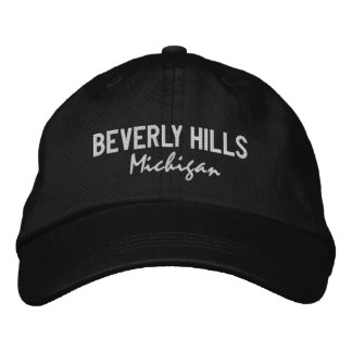 Casquette Brodée Beverly Hills Michigan Embroidered Baseball Hat