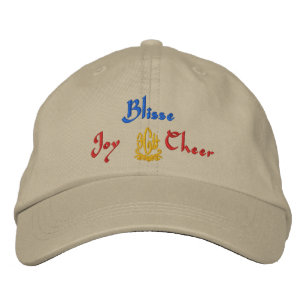 Casquette Brodée Blisse Nom Avec Anglais Signifiant Khaki