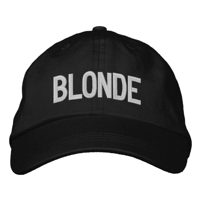 Casquette Brodée Blonde de Sooled (Devant)