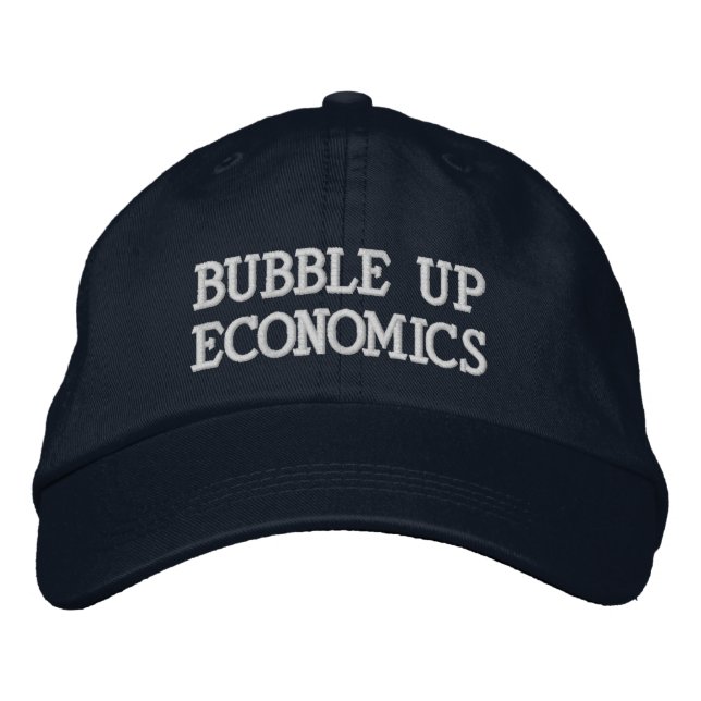 CASQUETTE BRODÉE BLOQUER L'ÉCONOMIE (Devant)