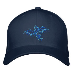 CASQUETTE BRODÉE BLUE DRAGON BLEU