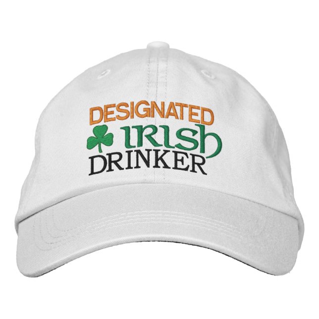Casquette Brodée Boisson irlandais désigné (Devant)