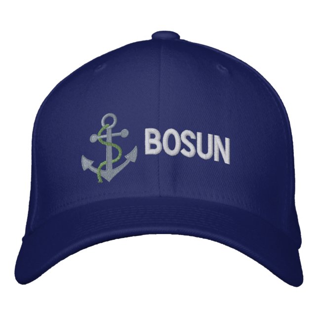 Casquette Brodée BOSUN Yacht Embroidered Cap (Devant)