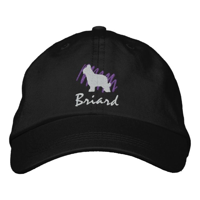 Casquette Brodée Briard à script (Devant)