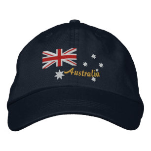 Casquette Brodée Broderie classique du drapeau australien