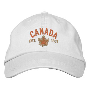 Casquette Brodée Broderie de l'anniversaire du Canada Canada