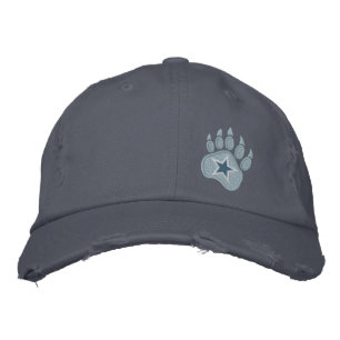 Casquette Brodée Broderie de l'Ours Paw Wild Star