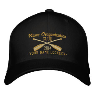 Casquette Brodée Broderie de pagaies croisées pour Club Camp Team L