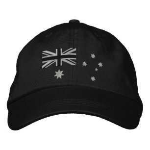 Casquette Brodée Broderie du drapeau australien Rocker
